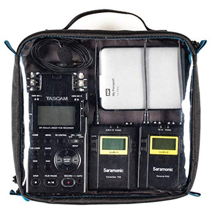 Tenba Tools Cable Duo 8 - Cable Pouch – Black (636-645) - color: Black, size: Cable Duo 8
