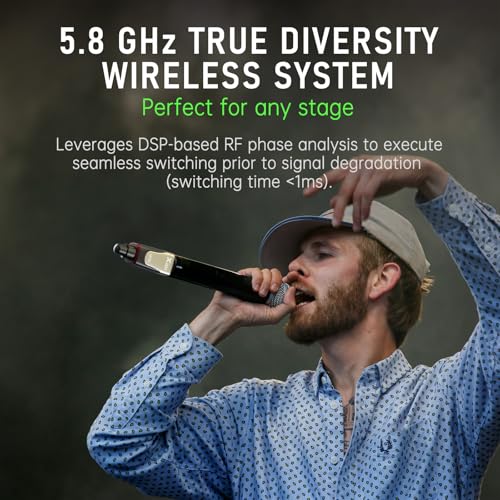 Xvive U35 5.8GHz Wireless Microphone System bundle Xvive CU3 Hard Case for U35