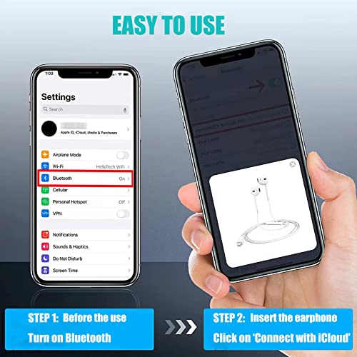 Apple MFi Certified iPhone Wired Headphones Earbuds Earphones wtih Lightning Connector Compatible with iPhone 14 13 12 11 Pro Max X XS XR 8 7 Plus with Microphone