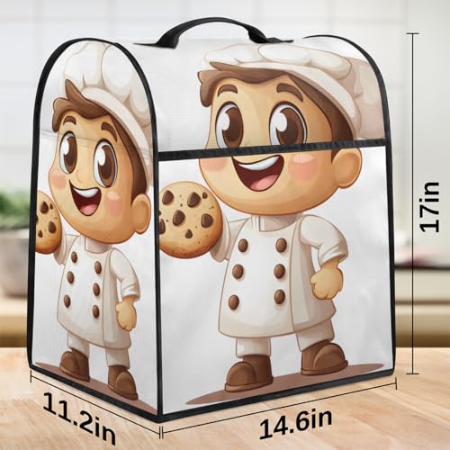 Kitchen Aid Mixer Cover Compatible with 6-8 Quarts, Cover for Ktchen Aid Stand Mixer, Kitchen Aid Dust Cover for Mixers, Kitchen Aid Bowl Lift Mixer Appliance Covers - color: Lovely baker