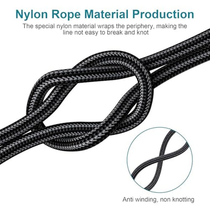 Saipomor 9.8FT Replacement Audio Cable Compatible with Beyerdynamic T1 2nd Gen, T5P 2nd/3rd Gen Headphones – 3.5mm AUX Cord with 6.35mm Adapter, Detachable Stereo Headphone Cable