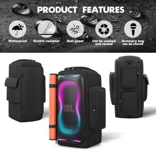 Cover for JBL PartyBox 130, Waterproof Dustproof Speaker Travel Bag - color: For JBL PartyBox 130