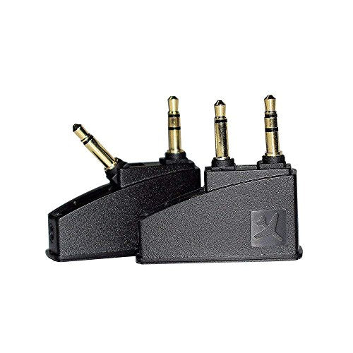 QC15 Airplane Headphone Adapter Compatible with Bose 700 QuietComfort 2 QC3 QC45 QC35 QC35ii QC15 QC25 QC20 NC700 SoundLink SoundLinkII AE2 AE2i AE2W and More Headphones, Golden Plated 3.5mm Jack - style: 3.5mm Jack Adapter