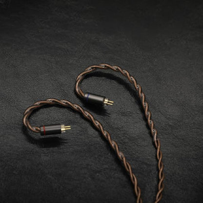 21AWG 5N OCC IEM Cable, 0.78mm 2-Pin to 3.5mm Replacement Cord, 1.25m - size: 2 pin 0.78mm to 3.5mm