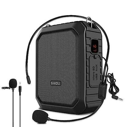 Voice Amplifier with Lapel Mic/Microphone Headset