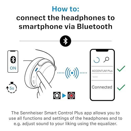 Sennheiser ACCENTUM Plus Wireless Headphones, 50hr Battery, ANC, Black - color: Black, style: ACCENTUM Plus Wireless