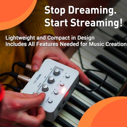 ESI Neva Duo | Professional 24-bit/192kHz 2x2 USB Audio Interface for PC and Mac, Dual XLR, Podcasting, and Streaming, Perfect for Guitarists and Vocalists, Music Production Software Included