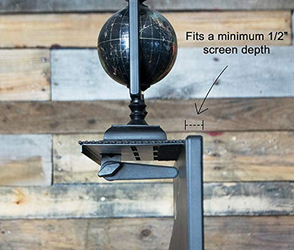 Mount Plus 05-01 2 Pack Top Shelf TV Mounting Bracket 12-inch Wide Platform | Holds Speaker, Streaming Device | Made for Apple TV and Remote (2 Pack) - color: 2 Pack