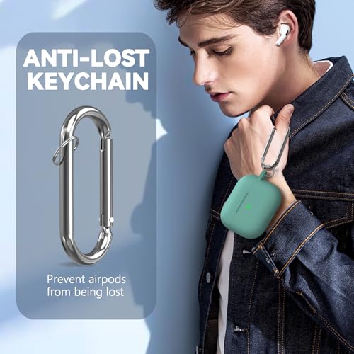 Ljusmicker for AirPods 5/4 Case (2026/2024) with Magnetic Lock,Green - color: B2-Green