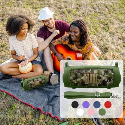 Silicone Cover for JBL Flip 7 Portable Bluetooth Speaker | Scratch-resistant, Unhindered Sound, Silicone Construction, Portable Carrying Silicone Cover, Green Silicone Cover - color: Green Cover
