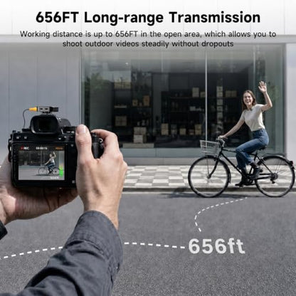 COMICA Vimo Q 4 Channel Wireless Lavalier Microphone with 48kHz/24bit Sound - color: Black
