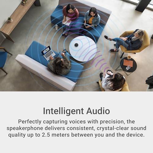 Dell Pro Plus Speaker, SL525, USB‑C & Bluetooth 5.3, AI Noise Cancellation | Full Duplex Audio, Digital Signal Processing, Echo Cancellation, Microsoft Teams Controls - style: SL525