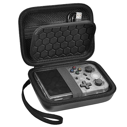 PAIYULE Travel Carrying Case for R36S RG353V RG353VS Handheld Game Console - color: Black, style: For R36s