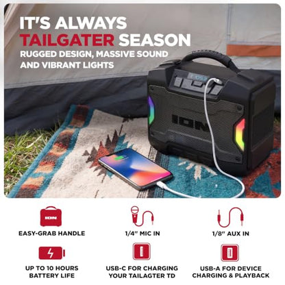 ION Tailgater TD Outdoor Portable Bluetooth Speaker - style: Tailgater TD