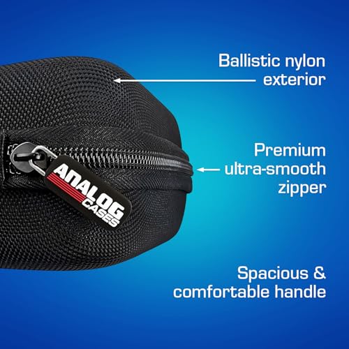 ANALOG CASES Case for Behringer TD-3/EDGE/CRAVE - Compact PULSE Hard Case | Durable Molded EVA Hard Case, Excellent Protection, Compact Design & Precise Custom Fit, Comfortable Handle, Smooth Zipper