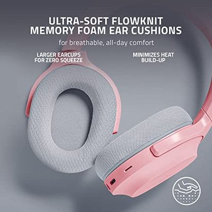 Razer Barracuda Wireless Gaming & Mobile Headset, 2.4GHz + Bluetooth, Pink - color: Pink, size: Standard, style: Barracuda