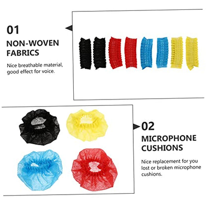 Microphone Protection Kit 200pcs Disposable Covers Windscreen Foam Isolation Shields