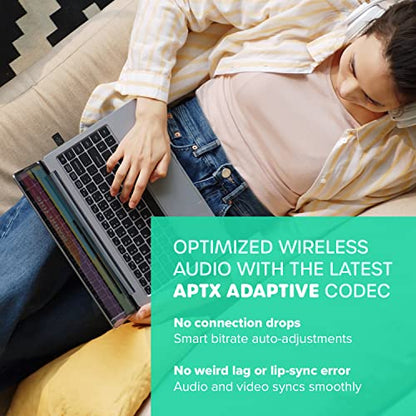 Creative BT-W4 Smart Bluetooth 5.2 Audio Transmitter with aptX Adaptive, 24-bit Audio, Device-Switching Function, and Voice Chat Support for PC/Mac / PS5 / PS4 / Nintendo Switch - color: Bluetooth 5.2 Audio Transmitter