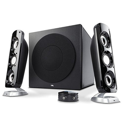 Cyber Acoustics CA-3908 2.1 Speaker System, 92W, Subwoofer