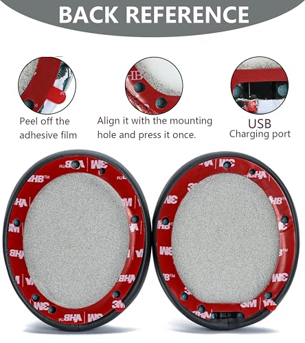 Replacement Ear Pads Compatible with Beats Studio 3 Wireless Titanium Color - color: Titanium Color