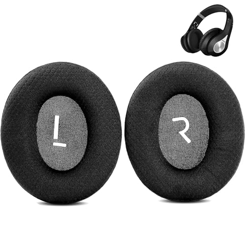 Breathable&Durable Earpads Cushion Replacement Compatible with Mpow 059 / H1 / H5 Bluetooth Headphones Ear Pads with Mesh Fabric and Memory Foam