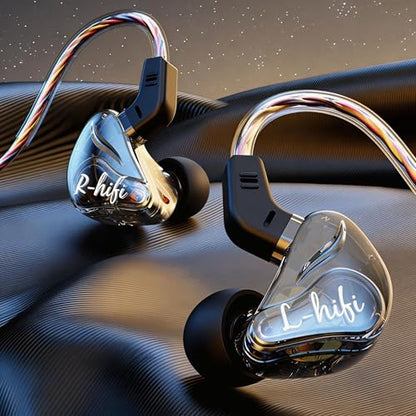 【2026 new Model】 HiFi in Ear Cool Earbuds - Professional Soundproofing Earplugs - Clear Sound, Low Bass, (USB-C) - color: Black, size: 1 Pack-USB-C