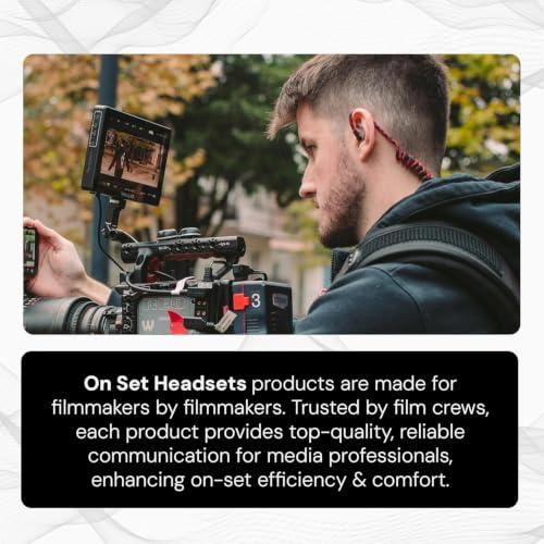 FilmPRO Surveillance Radio Earpiece with Mic, Lakers Purple | Durable 2-Pin Connector, Film & TV Production Use, Compatible with Walkie Talkies - color: LA Lakers
