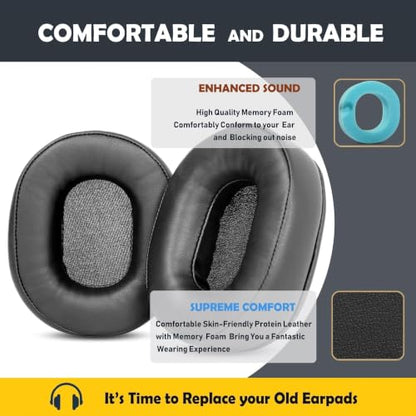 Clark H10-40 Earpads Cushion Replacement for David Clark H10-40 H10-13.4 H10-20 H10-30 H10-13S H10-76 H10-60 DC Headsets Ear Covers with Protein Leather