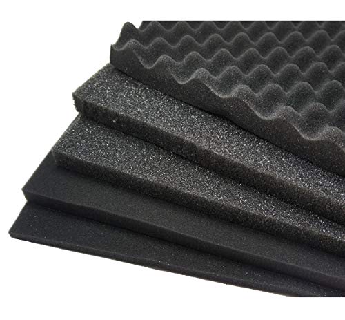 Pick and Pluck Foam Utility Locking Case 22" x 13" x 5-3/8" Harmony Cases | Customizable 22 inch interior protection for mixers, mics, equipment, road-ready flight build, secure latches, DJ travel