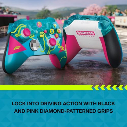 Xbox Wireless Gaming Controller | Forza Horizon 6 Limited Edition | Consoles, PCs, TVs, mobile, and more | Dynamic Lighting Effects | Wireless, Bluetooth, USB-C Connectivity - style: Forza Horizon 6