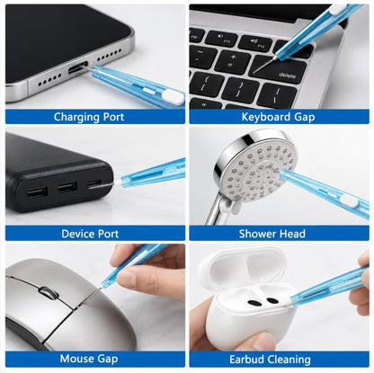 Electronics Cleaning Kit 4 Pack, Portable Phone Earbuds Camera Lens Cleaner Tools, Multi Device Cleaning Pen Set, Multicolor