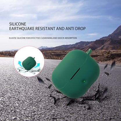 Soft Silicone Case Cover Dedicated Earphone Case Secure Grip Easy Access Scratch Resistant Housing Skin Portable Earphone Pouch - color: Black