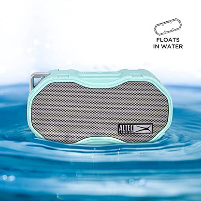 Altec Lansing - Baby Boom Waterproof Bluetooth Speaker, Wireless & Portable for Travel & Outdoor Use, Deep Bass & Loud Sound, 1 Pack (Mint) - color: Mint