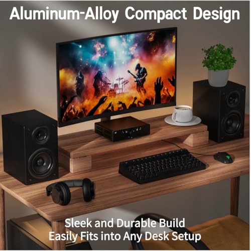 3e Audio A7 Next-Gen HiFi Stereo Amplifier | Home Theater Amplifier | TPA3255 Chip 2x250W PBTL with Enhanced PFFB | 48V5A Power Supply for Bookshelf Speakers