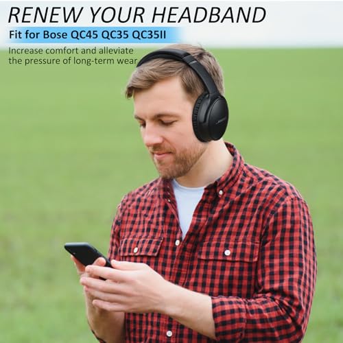 Headband Cushion Compatible with Bose QuietComfort 45 QC45 QC35 QC35II (Green)