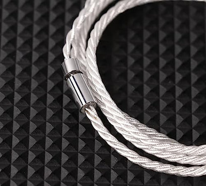 Linsoul Tripowin Solstice 26AWG Silver-Plated Copper HiFi IEM Cable for in Ear Monitor, Audiophile(MMCX) | for in Ear Monitor, HiFi Wired Earbuds, Gaming IEM, Audiophile& Musician Use, MMCX - size: MMCX