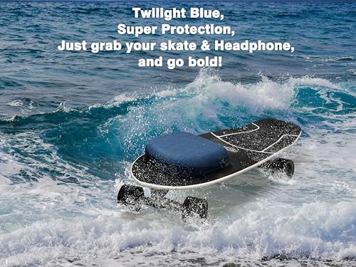 Ginsco Universal Headphone Case Compatible with JBL Tune 510BT 720BT, Sony WH-CH 720N/WH-CH520, with Bose/JBL/Soundcore Life Q20i Q30/BERIBES/TOZO/KVIDIO etc Over-Ear Headphones (Blue) - color: Blue