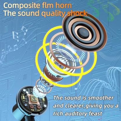 Kinobo Neckband Bluetooth Headphones, 6.0 Bluetooth 100 Hours Playtime，IPX7 Sports Waterproof Earbuds with Microphone Noise Cancelling with HiFi Speakers Multiple Switchable Sound Modes - color: Cable