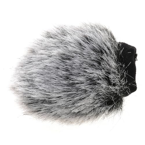 Artifical Furry Wind Muff Windshield for ZV1 VLOG Microphones Windproof Cover Improve Screen