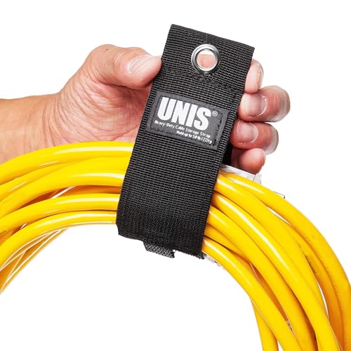 8 Pack Heavy Duty Large 13-inch Extension Cord Storage Extendable Cable Ties Strap Loop Hanger Organizer for Cable, Hose, Power Cord, and Rope