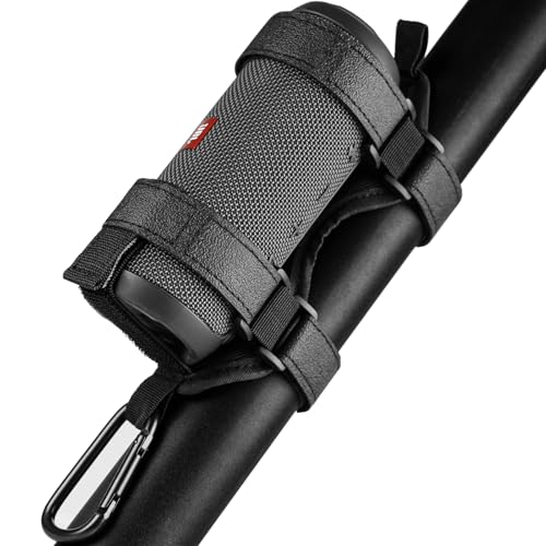 Xislet Speaker Holder for Bike with Carabiner Fits JBL Anker for UTV ATV | Adjustable, Golf Cart Speaker Mount, Fits JBL Charge 5 6, Flip 5 6 7, Anker, for Ebike Scooter Boat Club Car Jet Ski - style: With Carabiner