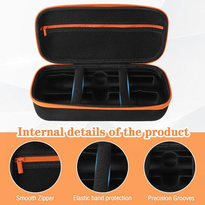 Wireless Microphone Case for 2, Fits JBL PartyBox, (Case Only)