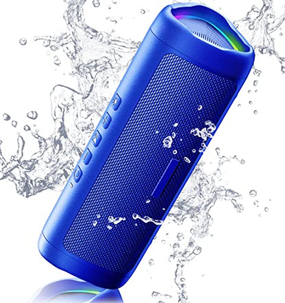 Bluetooth Speaker, 20W HD Sound, Portable Wireless, IPX5 Waterproof, Up to 24H Playtime, TWS Pairing, for Home/Party/Outdoor/Camping/Beach Essentials, Electronic Gadgets, Birthday Gift (Blue) - color: Blue