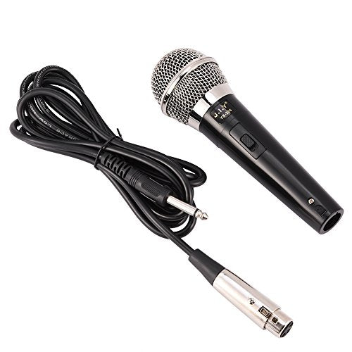 Karaoke Microphone, Dynamic Vocal Microphone for Speaker, Handheld Professional Wired Dynamic Microphone Clear Voice for Karaoke Vocal Music