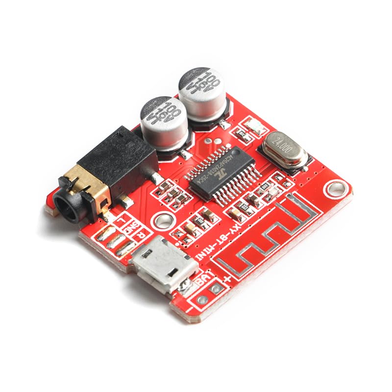 5Pcs Bluetooth Decoding Board XY-BT-Mini MP3 Bluetooth 4.1 Amplifier Module Car Speaker Power Amplifier Board Bluetooth 4.1 Circuit Board WAV+APE+FLAC+MP3