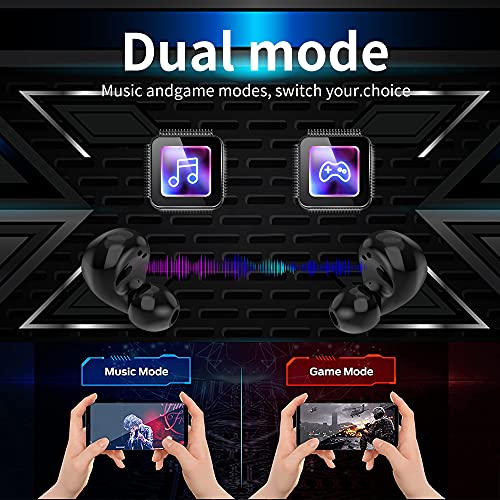Gray Wireless Bluetooth 5.0 Earbuds, B88-1, IPX5 Waterproof, 36H Playtime, Built-in Mic, LED Display, USB-C, for Kids, Boys, Adults, Gaming - color: Gunmetal‑Hero