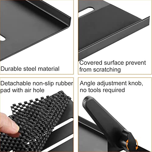 No Drill TV Top Shelf 24 inch Wide Monitor Top Mounting Bracket Platform Holds Speaker, AV Receiver, Media Box, Game Console and More - size: 24 inch