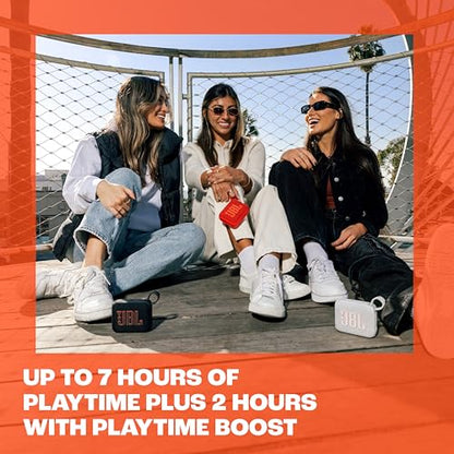 JBL Go 4 - Ultra-Portable Bluetooth Speaker - Sand | Ultra-portable JBL Pro Sound with punchier bass, Up to 7 hours of playtime plus 2 hours with Playtime Boost - color: Sand