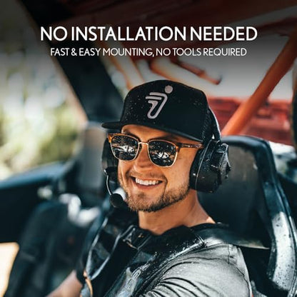Cardo Packtalk Edgephone for ORV - Crafted for the Rough terrains and Cellular-Free connectivity for Non-Helmet Applications - Single Pack - size: Single Pack, style: Eddgephone ORV