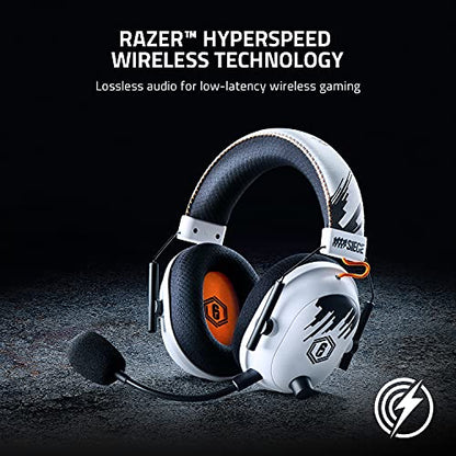 Razer BlackShark V2 Pro Wireless Gaming Headset: THX 7.1 Spatial Surround Sound - 50mm Drivers - Detachable Mic - for PC, PS5, PS4, Switch - Six Siege Special Edition - color: Six Siege